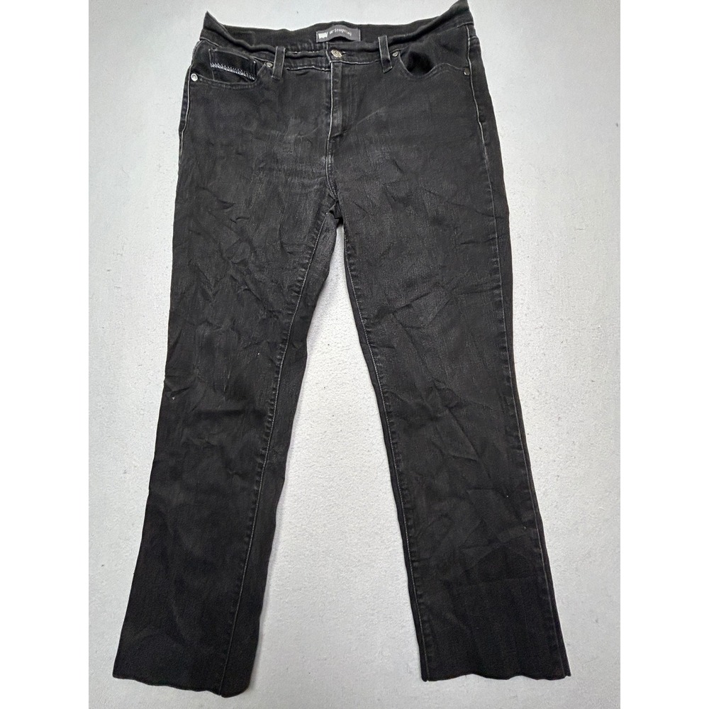 Levi's 505 Straight Leg Denim Black 12L W31 L34 Womens